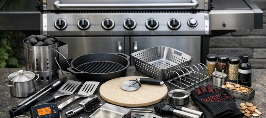 Gasgrill Zubehoer kaufen: Must-Haves fuer Grill-Einsteiger und Profis