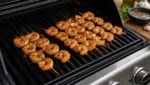 Garnelen-Spiesse vom Gasgrill schnell und knusprig