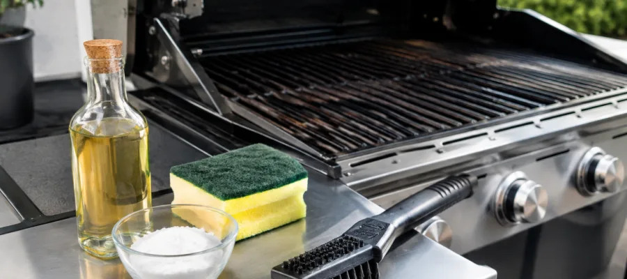 Gasgrill Grillroste reinigen: Glasfaserschwamm, Buerste und Hausmittel im Vergleich